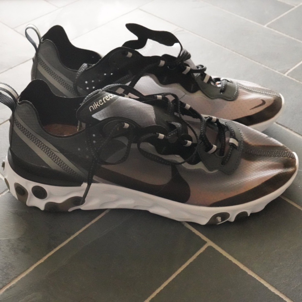 Nike React Element 87 Anthracite Black AQ1090-001